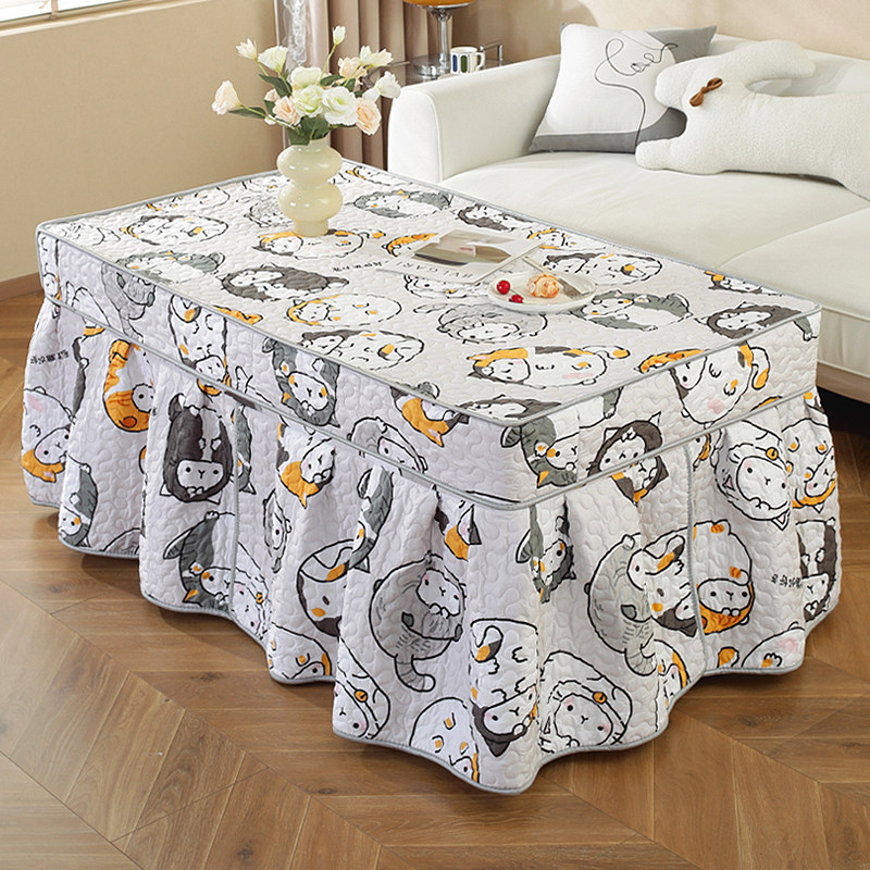 冬季加厚加绒烤火罩长方形电炉罩茶几罩烤火桌罩家用烤火炉桌布,居家布艺,烤火罩,淘宝优惠券,粉丝福利购,淘宝优惠卷