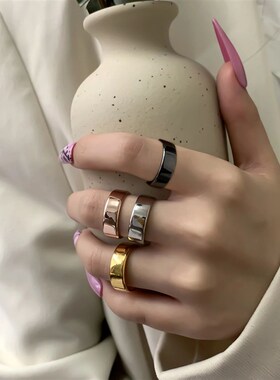 rendy Punk Magnetic Therapy Weight Loss Rings for Women Men