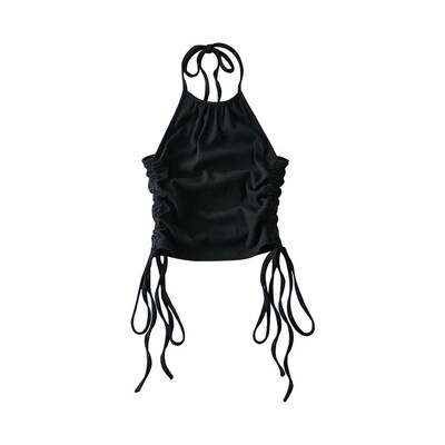 FS172- INS large halter neck double drawstring strapless cam