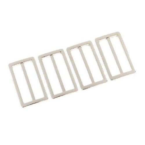 2-4pack 4 Pieces Adjustable Buckles Strap Slide 3 Bar