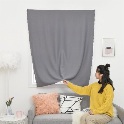 curtain window Bedroom shading blackout Installation free
