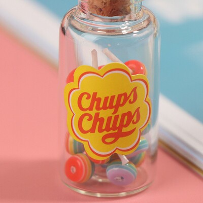 1/12 Dollhouse Miniature Food Dessert Sugar Lollipops With