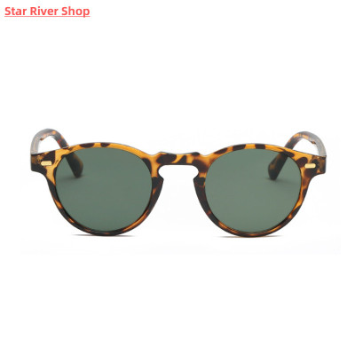 Classic Vintage Sunglasses Woman Male Round Cat Eye Sunglass
