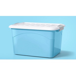 Seal clear plastic with cover bed bottom storage box