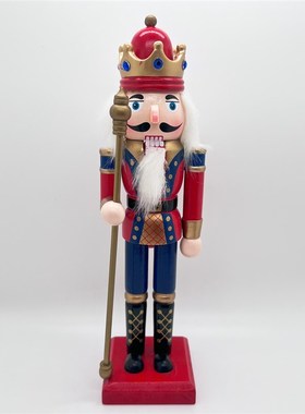 胡桃夹子木偶士兵摆件公仔玩偶欧式摆件咖啡客厅酒吧家居高CM