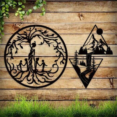 Metal Wall Art Hanging Sculptures Personalized Art Modern