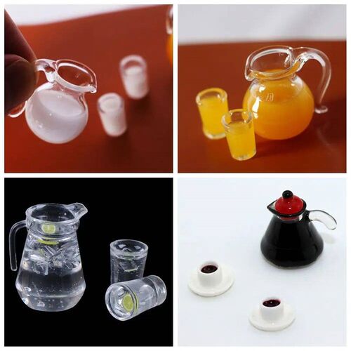 1/12 Scale Simulation Miniature  Drinking Model Drinks Jug C