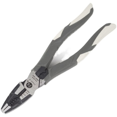 福冈工业级钢丝钳老虎钳多功能万用电工钳子合金钢尖嘴钳五金工具