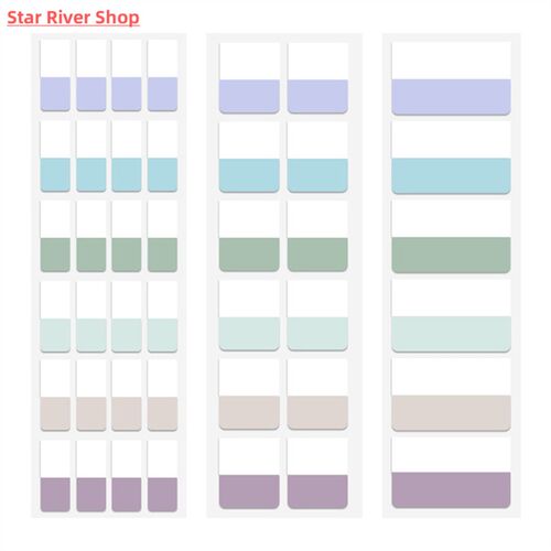 10 Sheets Sticky Index Tabs, Writable File Tabs Flags Notebo