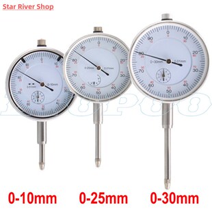 0-10/25/30mm Dial Indicator 0.01mm Resolution Gauge Shockpro