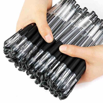 Writing pen 100 neutral pens 0.5mm black water-based pen