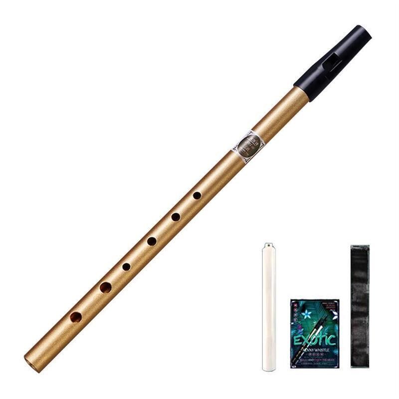 6 Hole Flute C/D Key Irish Whistle Ireland Tin Penny Whistle
