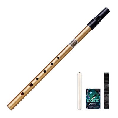 6 Hole Flute C/D Key Irish Whistle Ireland Tin Penny Whistle
