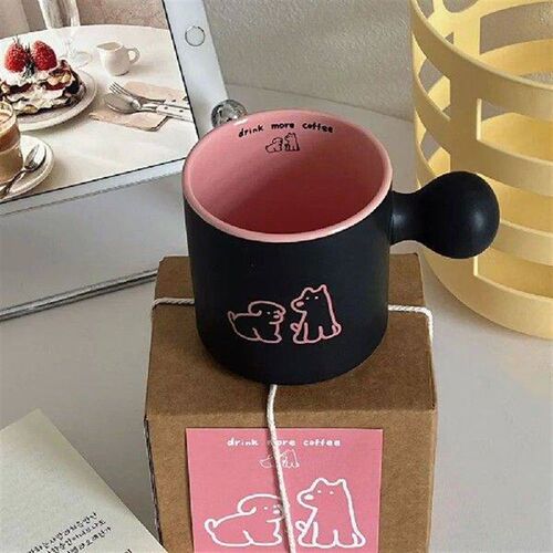 Dog Ceramic Coffee Mug Tea Cup Funny Cute Cartoon Dog Mug