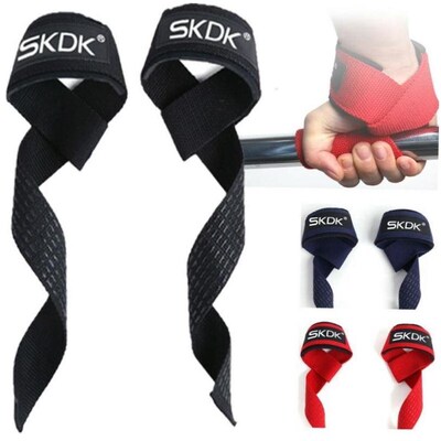 Padded Weight Lifting Training Gloves Wrap Gym Straps Hand B