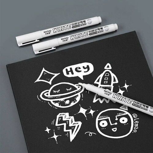 New 1/2/3PCS Waterproof Metal Marker Permanent White Paint P
