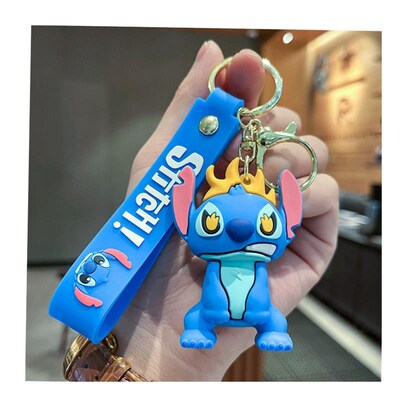 Cartoon Anime  Keychain  Mouse  Lilo & Stitch Keyring Ke