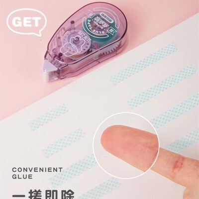 Creative Double Sided Adhesive Dots Stick Roller Glue Tape D