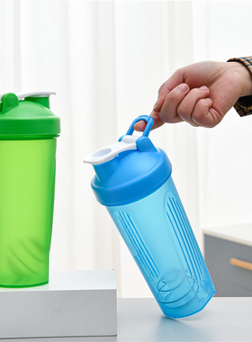 600ml Portable Protein Powder Shaker Bottle Leak Proof Water
