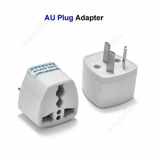 1pc Universal Plug Adapter EU European US UK To 3 / 2 Pin Au
