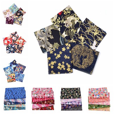 20x25cm Japanese Cotton Fabric Bundle For Patchwork, Sewing