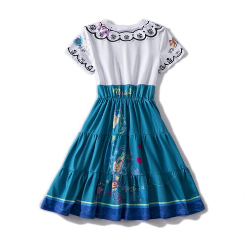 Encanto Madrigal Cosplay Costume Girl Dress Princess Dress G