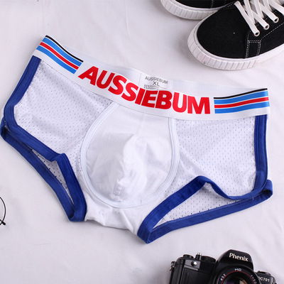 Cotton mens underwear mens boxers net through u convex des