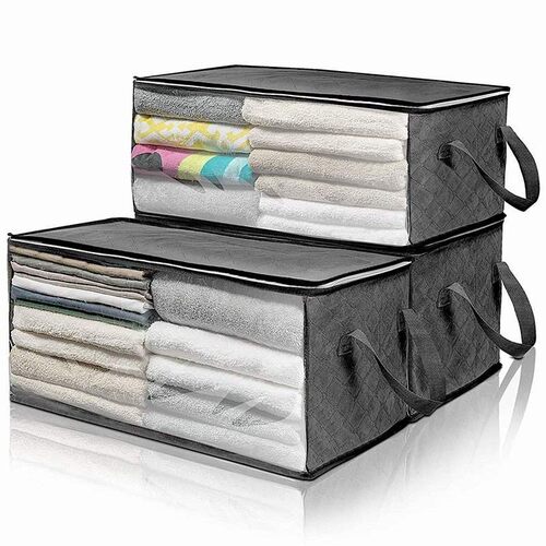 Non-woven storage box quilt foldable storage bag sorting box