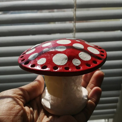 新品 Mushroom Earring Stands 蘑菇耳环架装饰 树脂工艺品