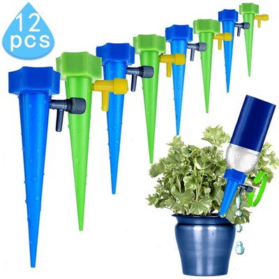 12Pcs/6pcs  Self-Watering Kits Automatic Waterers Drip Irrig