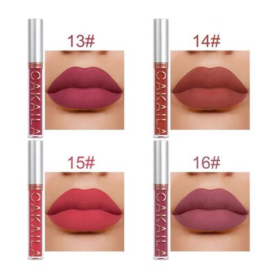 6PCS Set Of Boxes Velvet Matte Lipstick Lasting Non-stick Li