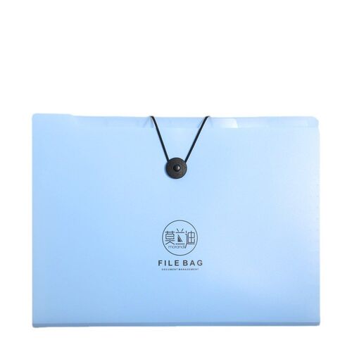 A4 Organ Bag Folder File Storage Box风琴文件夹大容量试卷收纳