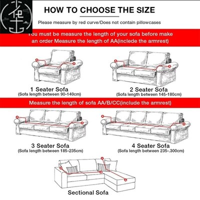 Sofa Cover for Living Room Elasticity Non-slip Couch Slipcov