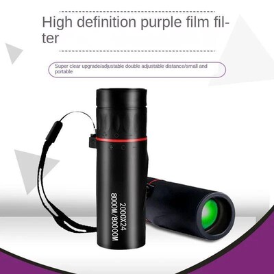 2000x24 HD Monocular Telescope Mini Portable Mobile Phone Te