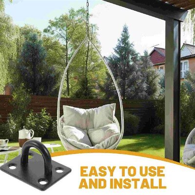 2 Pcs Fixed Hammock Hooks Ceiling Mount Heavy Duty Solid