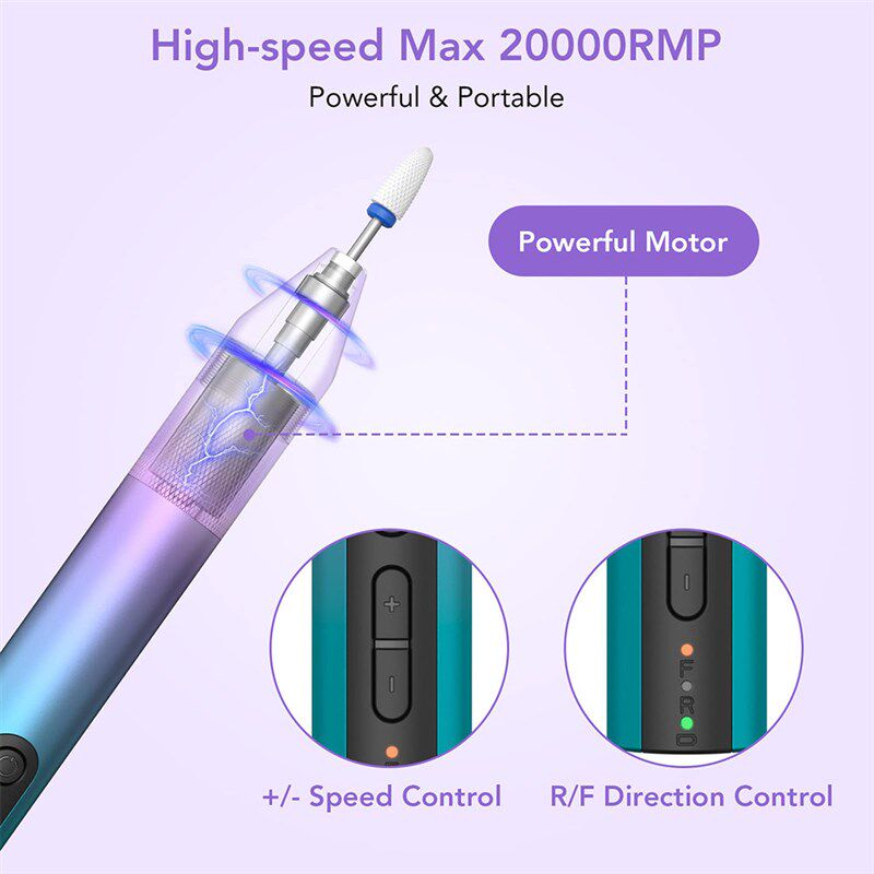 Wireless Nail Drill Machine Professional Manicure Tools For