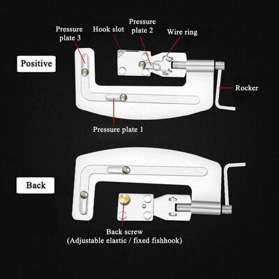 Semi Automatic Fishing Hooks Line Tier Machine Portable Stai