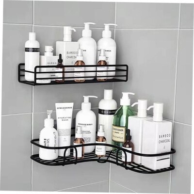Kitchen Shelf Bathroom Accessories Punch Free Corner Rack