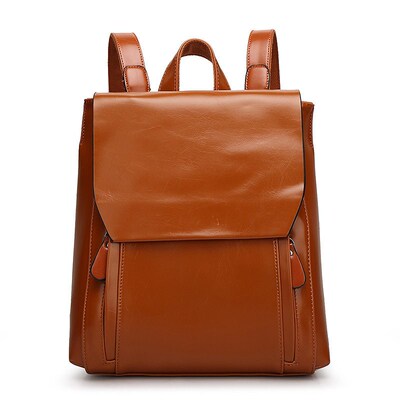 2025pu Leather Womens Bag With Soft Surface, Retro College