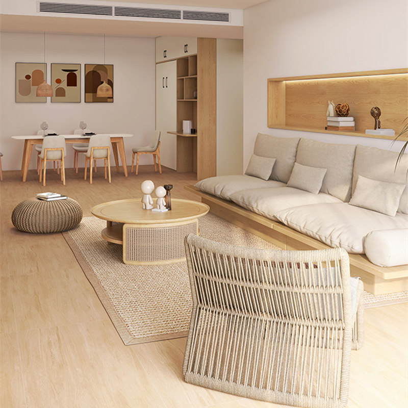 柔光肌肤釉原木风木纹瓷砖00x00 卧室客厅阳台仿实木地板砖