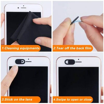1/3/5PCS Universal Webcam Protective ver Antispy Slider Came