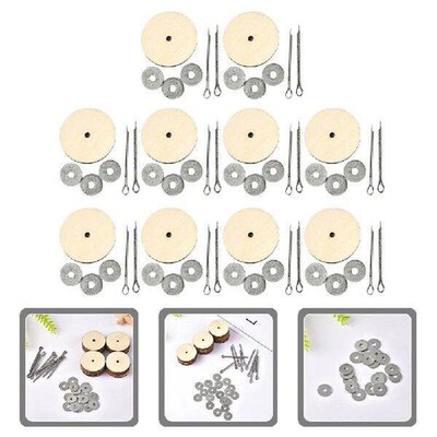 10 Sets Bear Joint Accessories Making Supplies Wood Joints