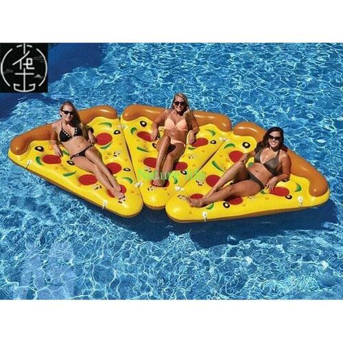 Pizza Slice Inflatable Float Beach Swimming Pool Air Tubes