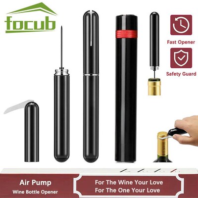 Air Pump Wine Bottle Opener Portable Wine Corkscrew Stainles