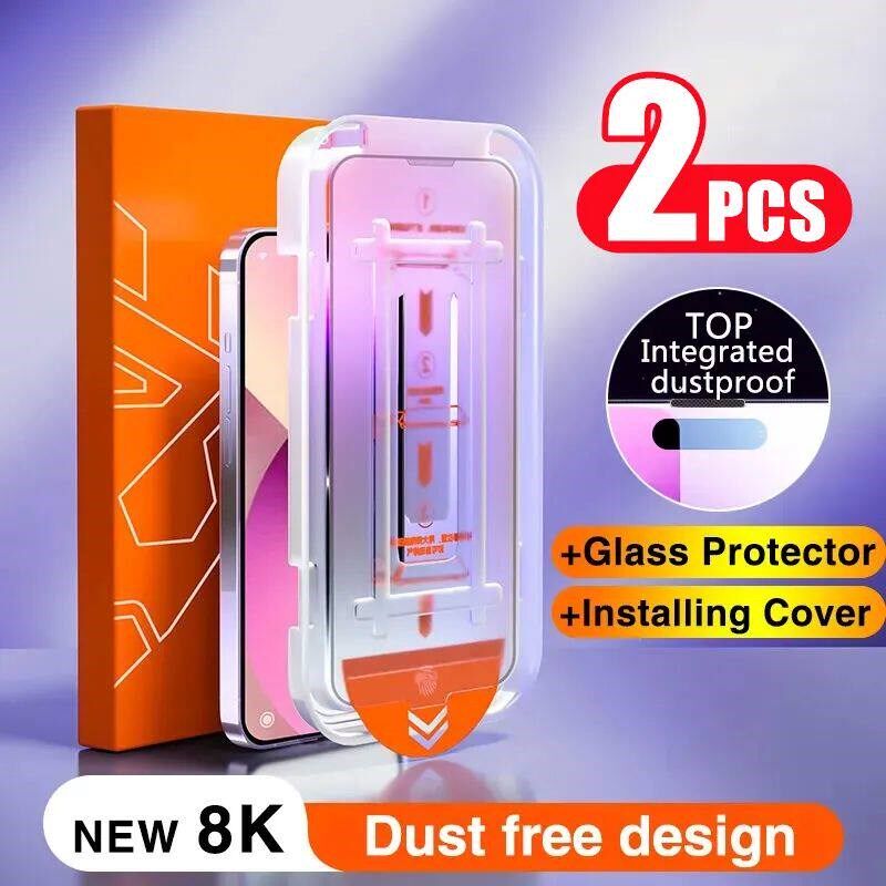 New 8K Oleophobic Coating Dust free Installation Screen Prot - 实物图