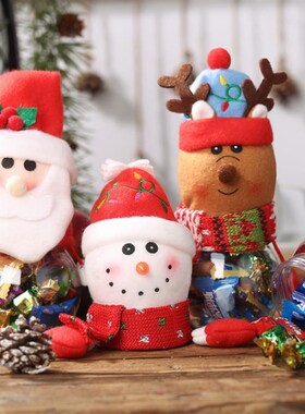 Christmas gift cute doll candy jar Peace candy box 糖果盒