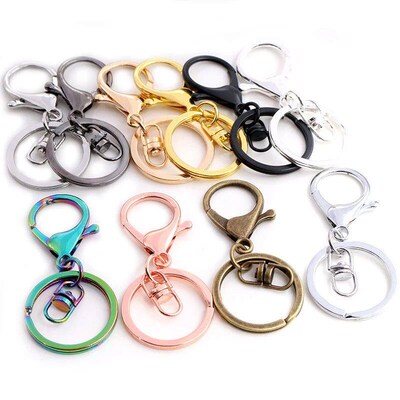 5-10pcs Snap Hook Trigger Clips Buckles For Keychain Lobster