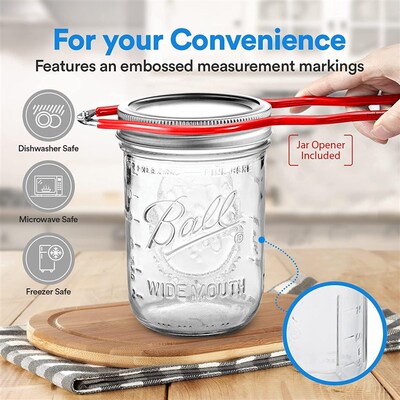 Wide Mouth Mason Jars Pint Size Jars