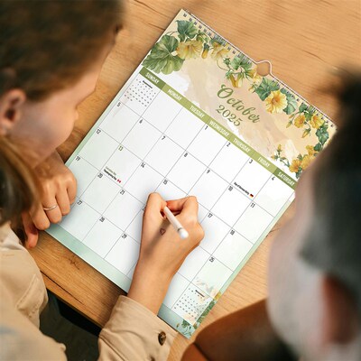 2025-2026 Wall Pendant Calendar 18-Month English Calendar