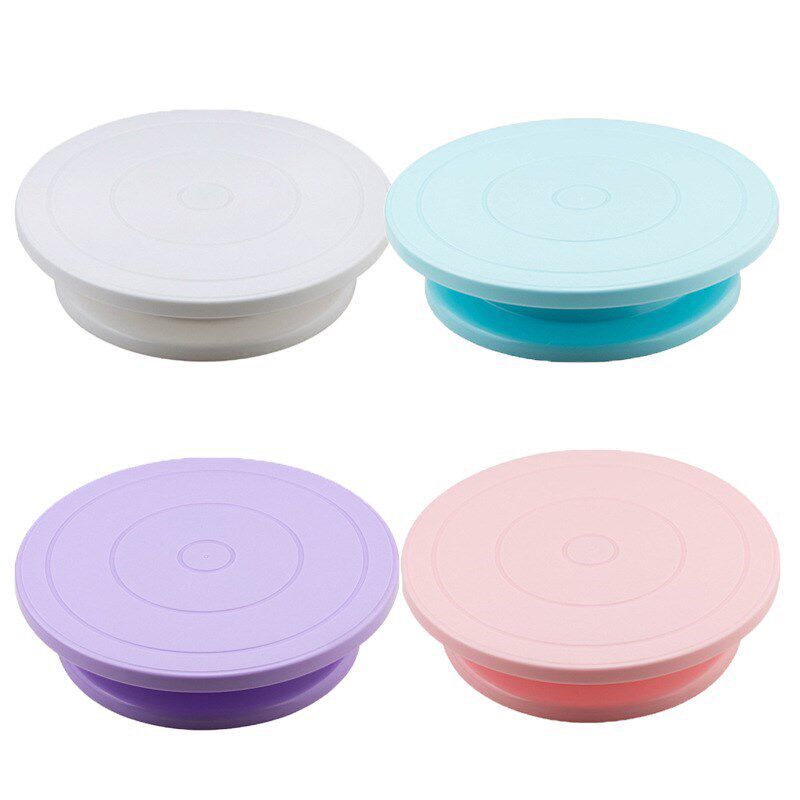 Plastic Cake turntable Kitchen Baking Tools set Decoration A - 实物图